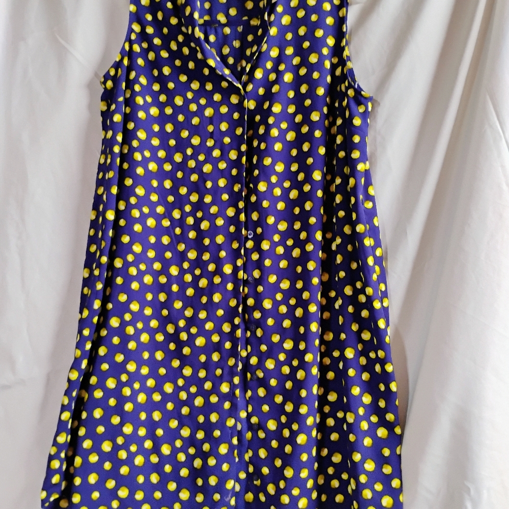 Polka Dot Sleeveless Dress